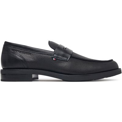 Slipper Tommy Hilfiger Lth Mix Dress Hilfiger Loafer FM0FM06087 Schwarz 46 male Slipper Tommy Hilfiger Lth Mix Dress Hilfiger Loafer FM0FM06087 Schwarz 46 male