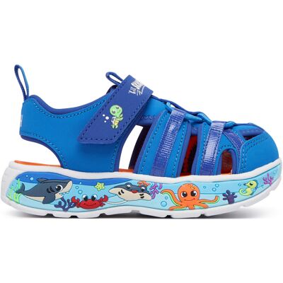 Sandalen Skechers Infants' Play Scene Splash 407041N/LTBL Blau 21 male Sandalen Skechers Infants' Play Scene Splash 407041N/LTBL Blau 21 male