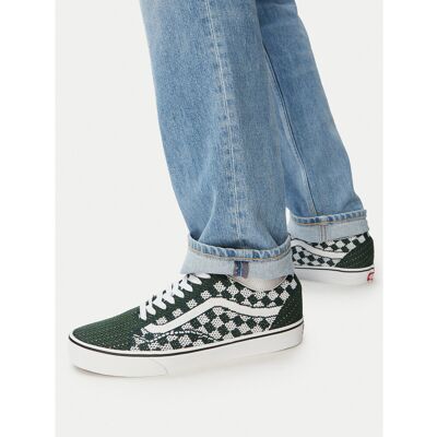 Sneakers aus Stoff Vans Old Skool EK VN000EBACD61 Grün 35 male Sneakers aus Stoff Vans Old Skool EK VN000EBACD61 Grün 35 male