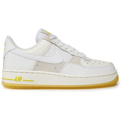 Nike Air Force 1 '07 Low Damen Weiß-Gelb - Turnschuhe Nike Air Force 1 '07 Low Damen Weiß-Gelb - Turnschuhe