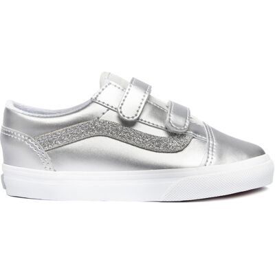 Sneakers aus Stoff Vans Old Skool V VN000CTG7VF1 Silberfarben 22_5 female Sneakers aus Stoff Vans Old Skool V VN000CTG7VF1 Silberfarben 22_5 female