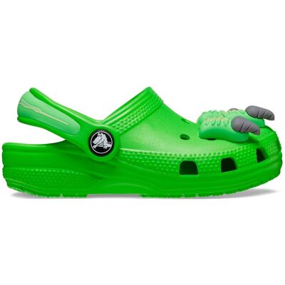 Pantoletten Crocs Classic Iam Dinosaur Clog T 209700 Grün 19_5 male Pantoletten Crocs Classic Iam Dinosaur Clog T 209700 Grün 19_5 male