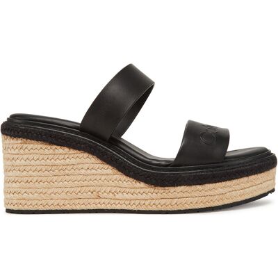 Espadrilles Calvin Klein Wedge Sandal 50 - He HW0HW02375 Schwarz 38 female Espadrilles Calvin Klein Wedge Sandal 50 - He HW0HW02375 Schwarz 38 female
