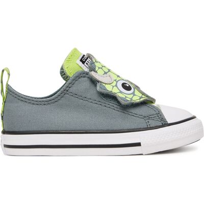 Sneakers aus Stoff Converse Chuck Taylor All Star One Strap Dinos Easy-On A15901C Grau 25 male Sneakers aus Stoff Converse Chuck Taylor All Star One Strap Dinos Easy-On A15901C Grau 25 male
