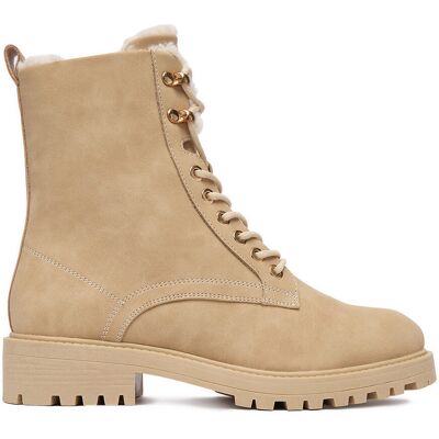 Schnürschuhe DeeZee HX24016-1 Beige 39 female Schnürschuhe DeeZee HX24016-1 Beige 39 female