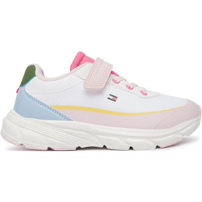 Sneakers Tommy Hilfiger Low Cut Lace-Up/Velcro Sneaker T1A9-35107-1861 S Bunt 33 female Sneakers Tommy Hilfiger Low Cut Lace-Up/Velcro Sneaker T1A9-35107-1861 S Bunt 33 female