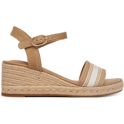 Espadrilles Tommy Hilfiger Mid Wedge Espad Webbing FW0FW09230 Beige 39 female Espadrilles Tommy Hilfiger Mid Wedge Espad Webbing FW0FW09230 Beige 39 female