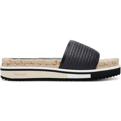 Espadrilles Pollini SA28295G0MTN100A Schwarz 40 female Espadrilles Pollini SA28295G0MTN100A Schwarz 40 female
