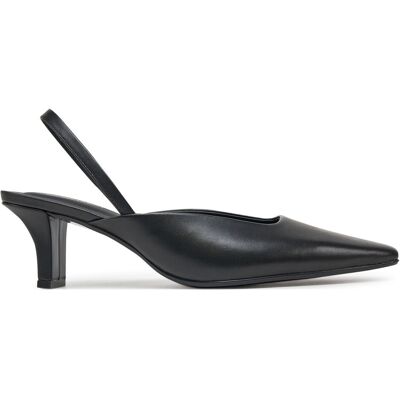 Pumps Calvin Klein Heel Mule Pump 50 - Lth HW0HW02551 Schwarz 37 female Pumps Calvin Klein Heel Mule Pump 50 - Lth HW0HW02551 Schwarz 37 female