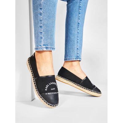 Espadrilles KARL LAGERFELD KL80108 Schwarz 35 female Espadrilles KARL LAGERFELD KL80108 Schwarz 35 female