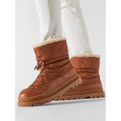 Schneeschuhe Coach Kailee Nylon CE303 Braun 38 female Schneeschuhe Coach Kailee Nylon CE303 Braun 38 female