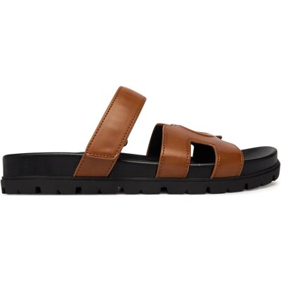 Pantoletten Guess FLJFAS ELE03 Hellbraun 35 female Pantoletten Guess FLJFAS ELE03 Hellbraun 35 female