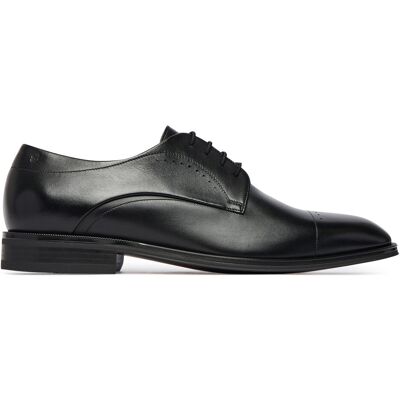 Halbschuhe BOSS Derrek 50565633 Schwarz 44 male Halbschuhe BOSS Derrek 50565633 Schwarz 44 male