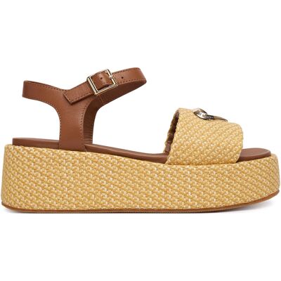 Sandalen LOVE MOSCHINO JA16127I0OJR610B Beige 35 female Sandalen LOVE MOSCHINO JA16127I0OJR610B Beige 35 female