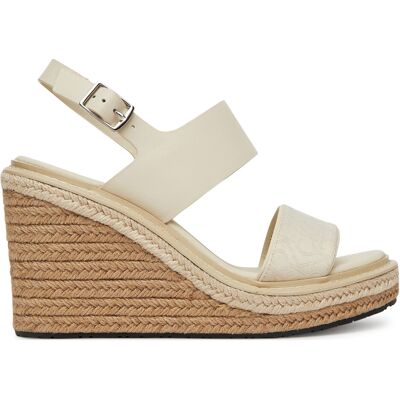 Espadrilles Calvin Klein Wedge Sandal 70 - Jacq HW0HW02386 Weiß 39 female Espadrilles Calvin Klein Wedge Sandal 70 - Jacq HW0HW02386 Weiß 39 female
