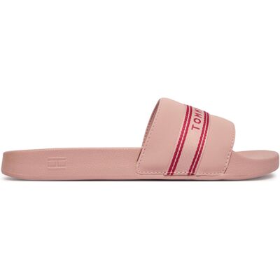Pantoletten Tommy Hilfiger Logo Tape Webbing FW0FW09359 Rosa 36 female Pantoletten Tommy Hilfiger Logo Tape Webbing FW0FW09359 Rosa 36 female