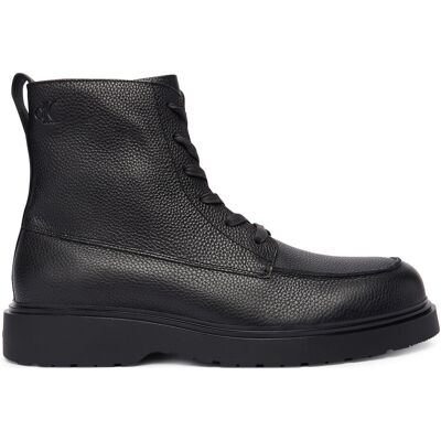 Schnürschuhe Calvin Klein Combat Ess Lace Up Apron Lth W YM0YM01375 Schwarz 46 male Schnürschuhe Calvin Klein Combat Ess Lace Up Apron Lth W YM0YM01375 Schwarz 46 male