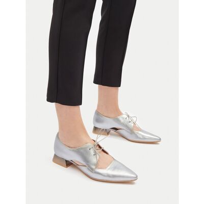 Halbschuhe Hispanitas HV253858 Silberfarben 38 female Halbschuhe Hispanitas HV253858 Silberfarben 38 female