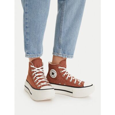 Sneakers aus Stoff Converse Chuck Taylor All Star Lift Double Stack Platform Deer A17883C Braun 40 female Sneakers aus Stoff Converse Chuck Taylor All Star Lift Double Stack Platform Deer A17883C Braun 40 female