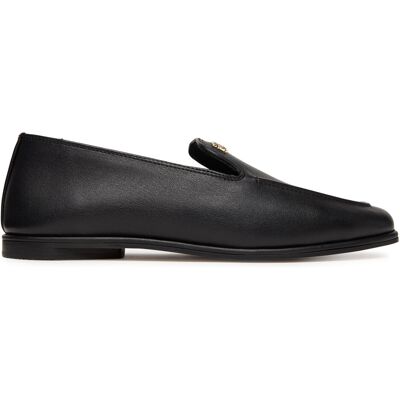 Slipper Tommy Hilfiger Th Leather Loafer FW0FW09319 Schwarz 37 female Slipper Tommy Hilfiger Th Leather Loafer FW0FW09319 Schwarz 37 female