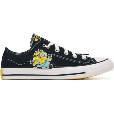 Sneakers aus Stoff Converse Converse x Minions Chuck Taylor All Star A21404C Schwarz 39_5 female Sneakers aus Stoff Converse Converse x Minions Chuck Taylor All Star A21404C Schwarz 39_5 female