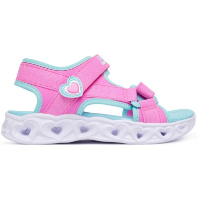 Sandalen Skechers Heart Lights Sandals 303114L/PKTQ Rosa 30 female Sandalen Skechers Heart Lights Sandals 303114L/PKTQ Rosa 30 female