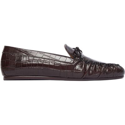 Mokassins Stuart Weitzman Britt Bow SM416 Dunkelbraun 38 female Mokassins Stuart Weitzman Britt Bow SM416 Dunkelbraun 38 female