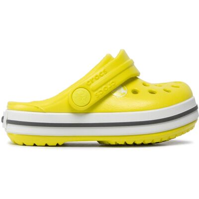 Pantoletten Crocs Crocband Clog T 207005-725 Gelb 19_5 female Pantoletten Crocs Crocband Clog T 207005-725 Gelb 19_5 female