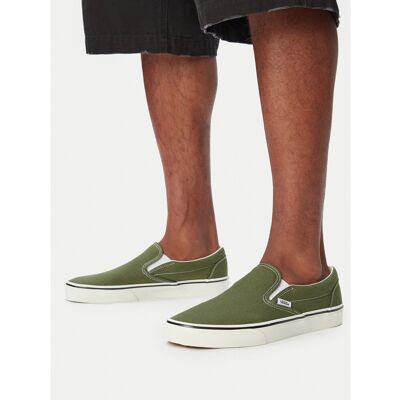Sneakers aus Stoff Vans Classic Slip-On VN000Z7AGRK1 Grün 40_5 male Sneakers aus Stoff Vans Classic Slip-On VN000Z7AGRK1 Grün 40_5 male