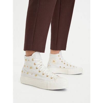 Sneakers aus Stoff Converse Chuck Taylor All Star Heathered Glam A16892C Creme 37 female Sneakers aus Stoff Converse Chuck Taylor All Star Heathered Glam A16892C Creme 37 female