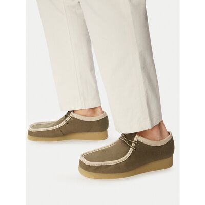 Halbschuhe Clarks Wallabee EVO 26186172 Grün 46 male Halbschuhe Clarks Wallabee EVO 26186172 Grün 46 male