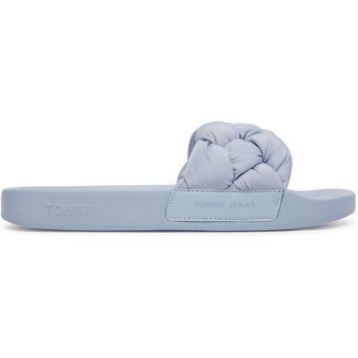 Pantoletten Tommy Jeans Tjw Braided Slides EN0EN02975 Himmelblau 37 female Pantoletten Tommy Jeans Tjw Braided Slides EN0EN02975 Himmelblau 37 female