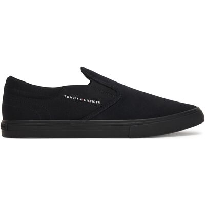 Sneakers aus Stoff Tommy Hilfiger Vulc Core Slip On FM0FM05689 Schwarz 41 male Sneakers aus Stoff Tommy Hilfiger Vulc Core Slip On FM0FM05689 Schwarz 41 male