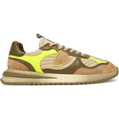 Philippe Model Low-Top Neongrüne Sneaker - Lässig & Sportlich Philippe Model Low-Top Neongrüne Sneaker - Lässig & Sportlich