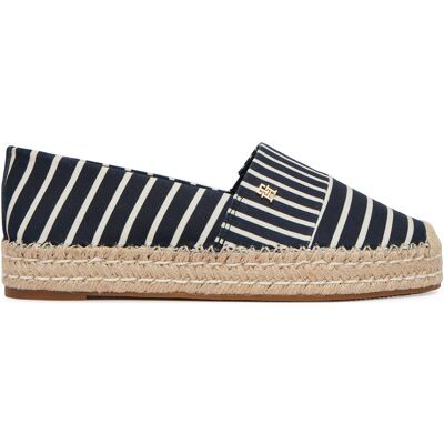 Espadrilles Tommy Hilfiger Th Platform Espadrille Stripes FW0FW09143 Dunkelblau 38 female Espadrilles Tommy Hilfiger Th Platform Espadrille Stripes FW0FW09143 Dunkelblau 38 female