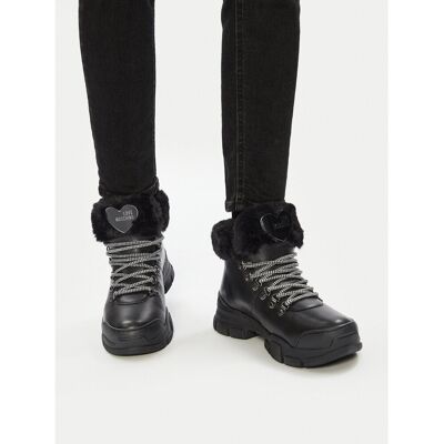 Schnürschuhe LOVE MOSCHINO JA15484G0LIAS00A Schwarz 36 female Schnürschuhe LOVE MOSCHINO JA15484G0LIAS00A Schwarz 36 female