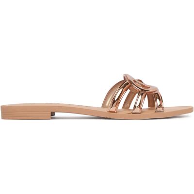 Pantoletten Guess FLJHO2 ELE03 Kupferfarben 35 female Pantoletten Guess FLJHO2 ELE03 Kupferfarben 35 female