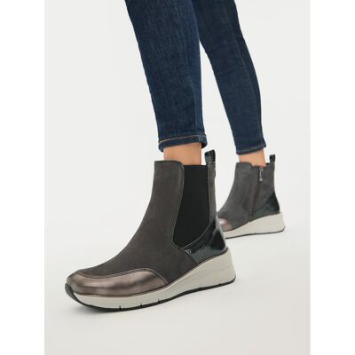 Stiefeletten Tamaris 1-25448-43 Grau 36 female Stiefeletten Tamaris 1-25448-43 Grau 36 female