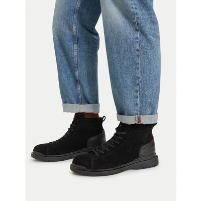 Schnürschuhe HUGO Nash 50568818 Schwarz 46 male Schnürschuhe HUGO Nash 50568818 Schwarz 46 male