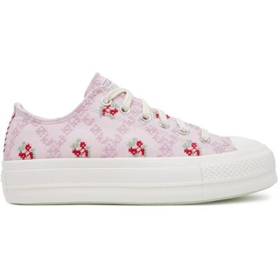 Sneakers aus Stoff Converse Chuck Taylor All Star Lift Platform Rose Cross Stitch A13660C Rosa 39_5 female Sneakers aus Stoff Converse Chuck Taylor All Star Lift Platform Rose Cross Stitch A13660C Rosa 39_5 female