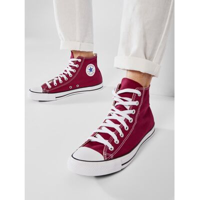 Sneakers aus Stoff Converse All Star Hi Maroon M9613 Dunkelrot 46_5 male Sneakers aus Stoff Converse All Star Hi Maroon M9613 Dunkelrot 46_5 male
