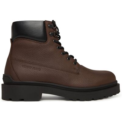 Schnürschuhe Tommy Jeans Tjm Lace Up Boot Leather EM0EM01629 Braun 44 male Schnürschuhe Tommy Jeans Tjm Lace Up Boot Leather EM0EM01629 Braun 44 male