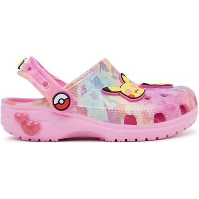Pantoletten Crocs Pokémon Pikachu Classic Clog 211229 Rosa 38_39 female Pantoletten Crocs Pokémon Pikachu Classic Clog 211229 Rosa 38_39 female