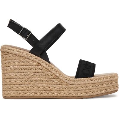 Espadrilles Calvin Klein Wedge Espad 70 Webbing Lth HW0HW02901 Schwarz 40 female Espadrilles Calvin Klein Wedge Espad 70 Webbing Lth HW0HW02901 Schwarz 40 female