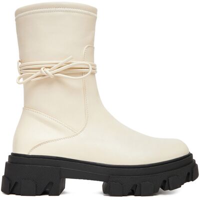 Stiefeletten DeeZee 13105 3 Écru 37 female Stiefeletten DeeZee 13105 3 Écru 37 female