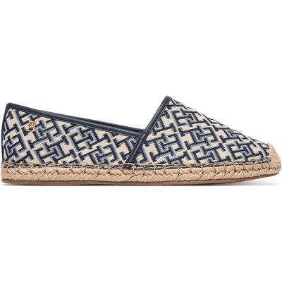Espadrilles Tommy Hilfiger Th Monogram Jacquard FW0FW09501 Braun 40 female Espadrilles Tommy Hilfiger Th Monogram Jacquard FW0FW09501 Braun 40 female