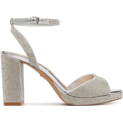 Sandalen Aldo Alluring 13918870 Silberfarben 39 female Sandalen Aldo Alluring 13918870 Silberfarben 39 female