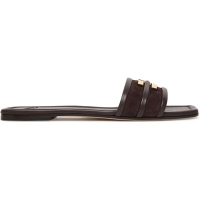 Pantoletten Elisabetta Franchi SA72L61E2 Braun 38 female Pantoletten Elisabetta Franchi SA72L61E2 Braun 38 female