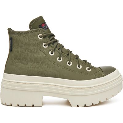Sneakers aus Stoff Converse Chuck Taylor All Star Lugged Heel Platform Waterproof A11163C 306 Grün 39_5 female Sneakers aus Stoff Converse Chuck Taylor All Star Lugged Heel Platform Waterproof A11163C 306 Grün 39_5 female