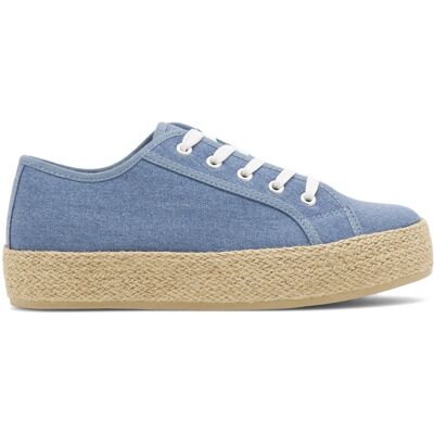 Espadrilles DeeZee WSS21067-01A Blau 38 female Espadrilles DeeZee WSS21067-01A Blau 38 female